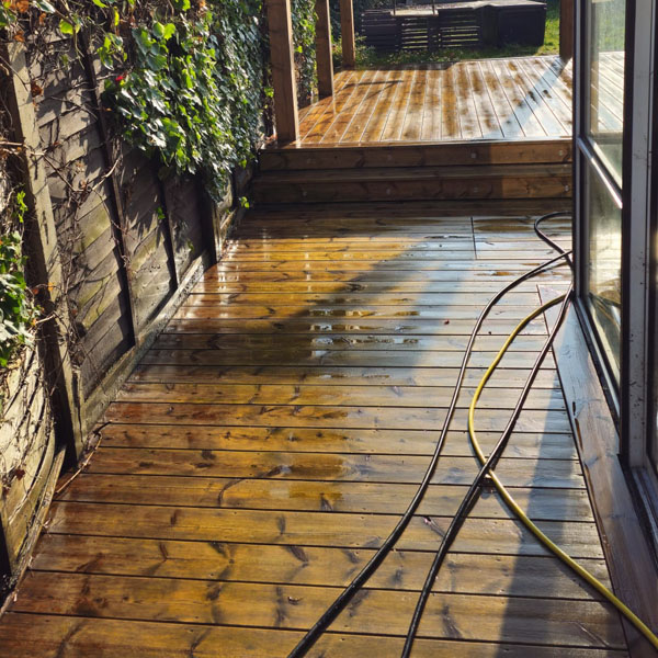 Exterior Cleaning Services in Hertfordshire - Decking Cleaning